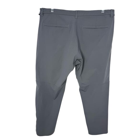 Lululemon ABC Slim Fit Pants Men’s 40 x26 Gray Technical Stretch Trousers - Picture 2 of 7